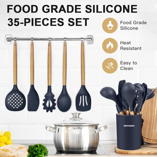 Cooking Utensils Set (Blue)