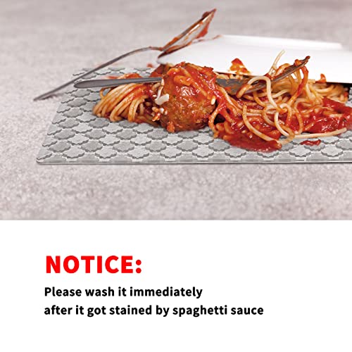 2Pack Kitchen Sink Mat for Stainless Steel (Translucent)