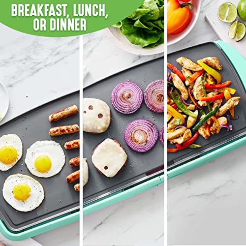 20" Extra Large Electric Griddle (Turquoise)