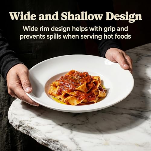 Wide Rimmed Pasta Bowl (10.75 inch)