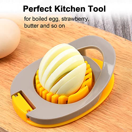 Egg Slicer for Hard Boiled Eggs (Yellow)