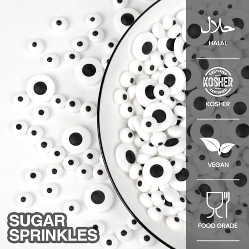 Edible Candy Eyeball Sprinkles (Eyeball Mix)