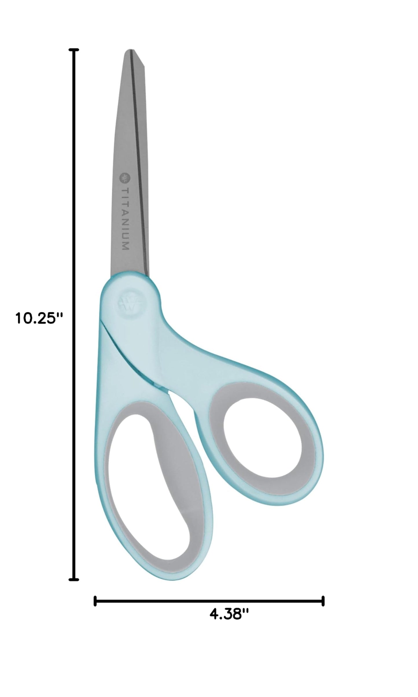 8" Bent Craft Scissors with Titanium (8-Inch / 8" Crafting Scissors "Bent")