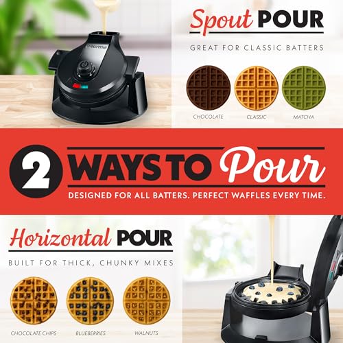 Belgian Waffle Maker (Black)