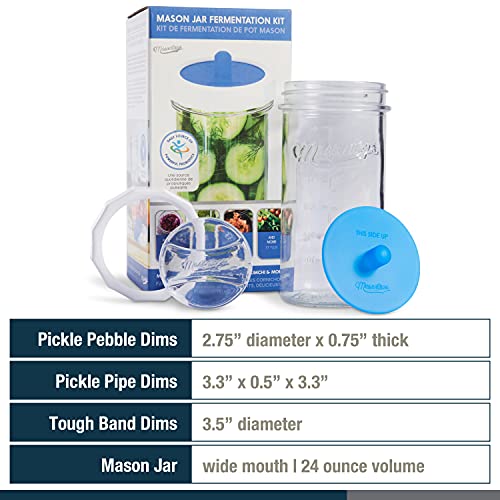 Fermentation Jar Starter Set (Wide Mouth With Jar)