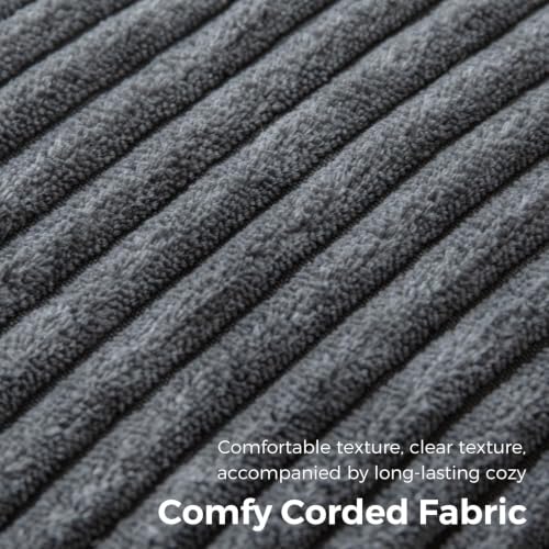 Folding Sofa Bed (Dark Grey / Full)