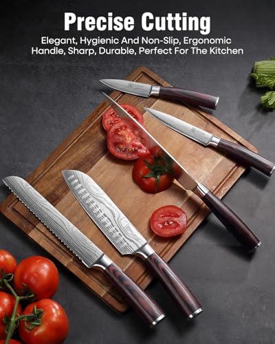 Knife Set 5PCS Kitchen Knife Set without Block