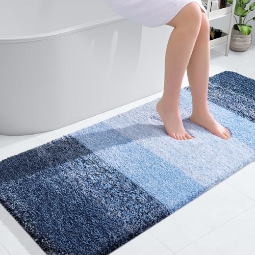 Bathroom Runner Rug 54x24 (54" X 24" / Navy)