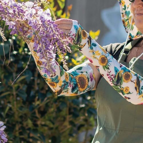 Gardening Arm Sleeves (Small-Medium / Garden Flowers)