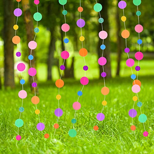 40 Pieces Circle Garland Banner Hanging (524 Foot)
