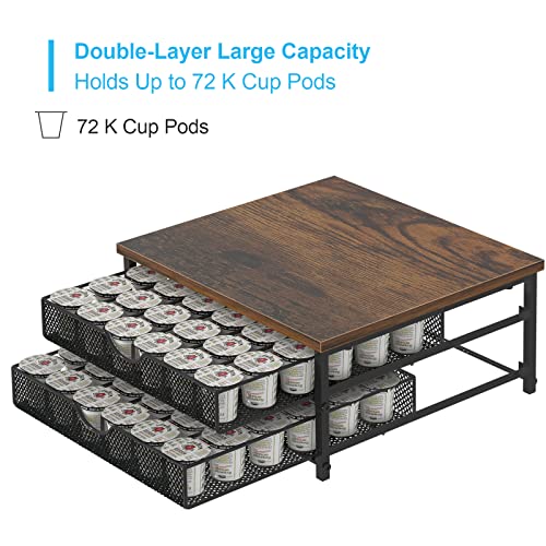 Coffee Pod Holder for Counter (Black)