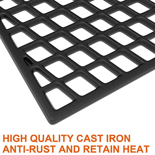 7670 Dual Sided Sear Grate for Weber Genesis II 300 (Black-Cast Iron-7670)
