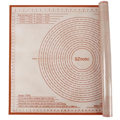 Silicone Pastry Mat 34X26 inch Baking Mat for Rolling Dough