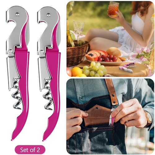 2 Pack Wine Opener (Fuchsia)