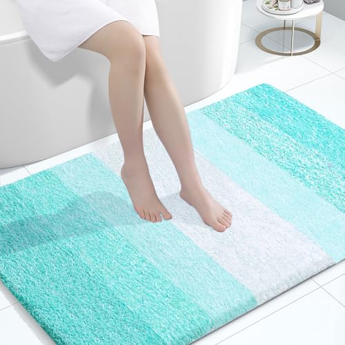 Large Bathroom Rugs 44x32 (44" X 32" / Teal)