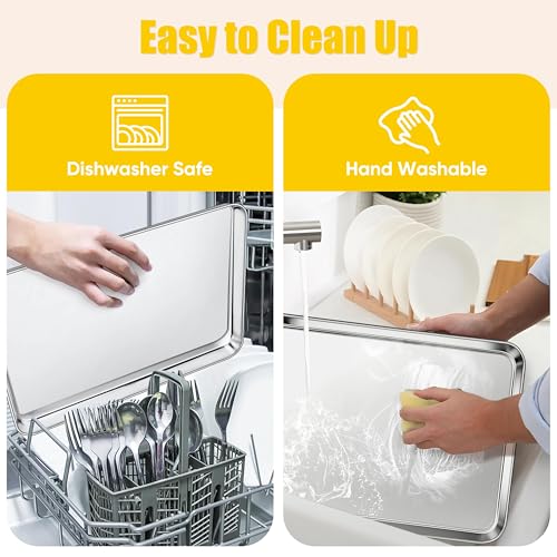 1 Pack 20 x 14 Inch Stainless Steel Large Baking Sheet (19.7x13.8x1.2)
