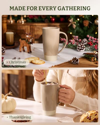 Milkyway Coffee Mugs (Milkyway-Cinnamon Brown / 2pcs)