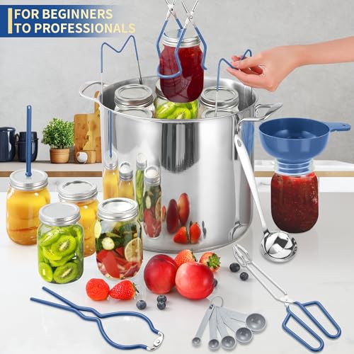 Canning Supplies Starter Kit (9-Pcs Set / Blue)