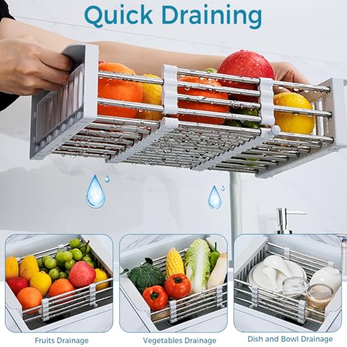 Over Sink Dish Drying Rack (Black)