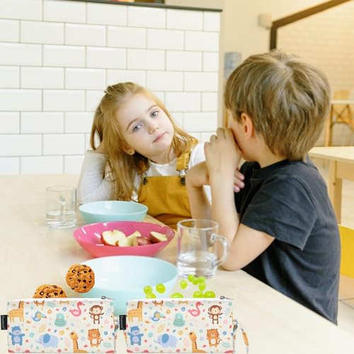 Reusable Sandwich Bag (Small, 2 Packs - Zoo)