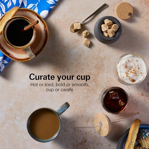 2 Way Drip Coffee Maker & Single Serve Coffee Machine (12 Cup / Kitchen Makeover Blue)