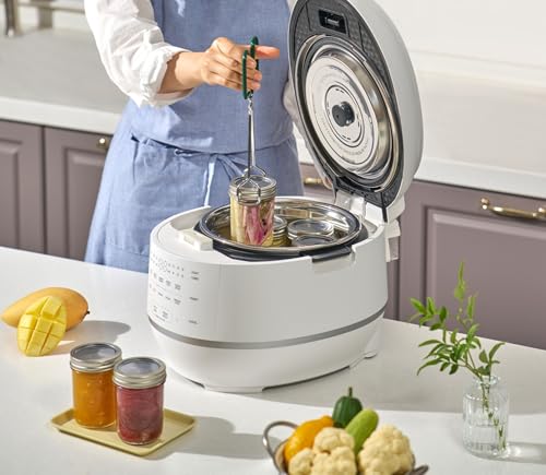 10 Cup Premium IH Pressure Rice Cooker with 316Ti Stainless Steel Inner Pot (10 CUP / WHITE STS)