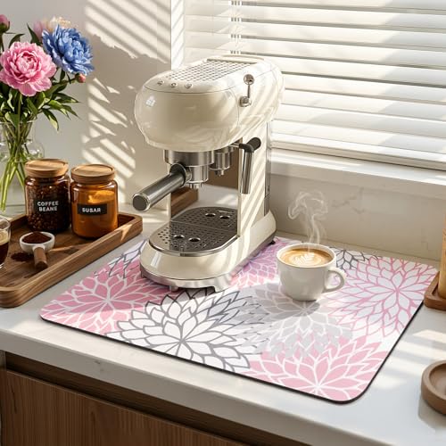 Dish Drying Mat (Pink / 12" x 20")