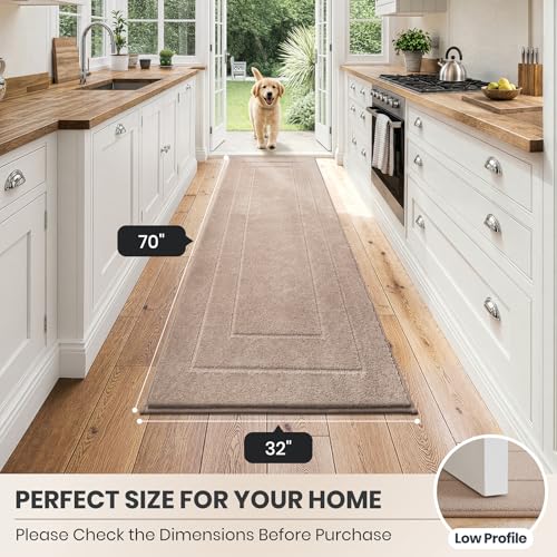Hallway Runner Rug (Beige / 32" X 70" (Runner))