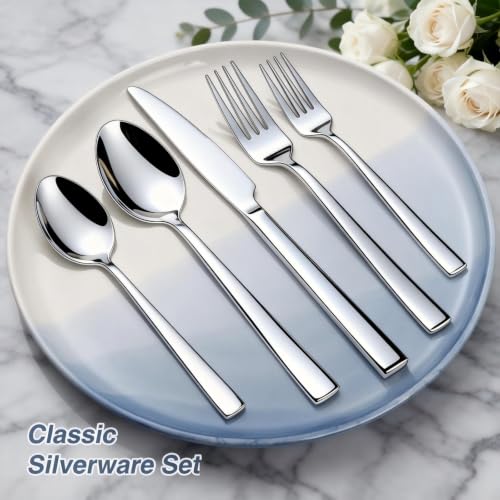 60 Piece Silverware Set (Modern)
