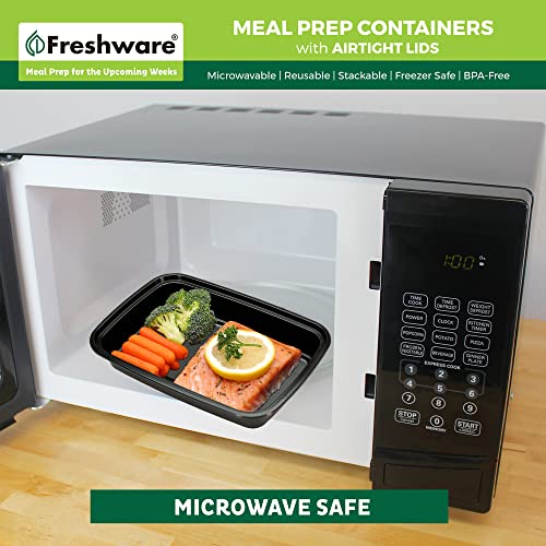 Meal Prep Containers [50 Pack] 1 Compartment with Lids (28OZ-50PK)
