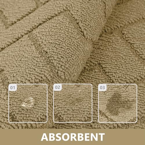 Kitchen Runner Rug (Brown / 20"x48"+20"x32")