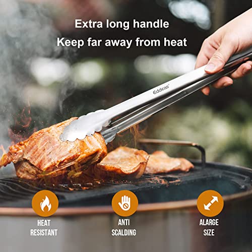 Grill Tongs UP TO 600 °F Extra Long BBQ Tong For Cooking 12" 17 INCH