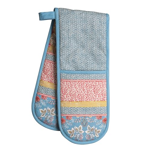 Double Oven Mitts 100% Cotton Double Oven Glove (001 - Marquise / 7" x 35" (Double Oven Mitt))