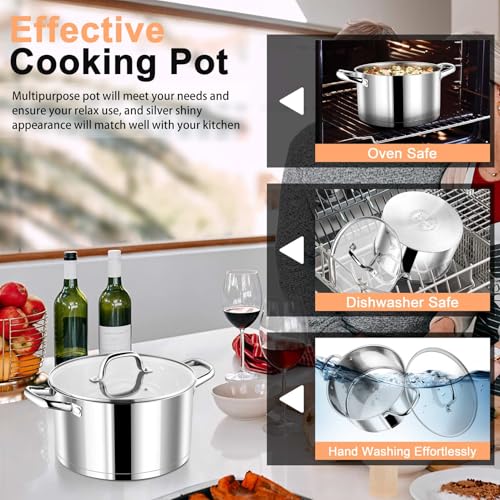 5 Quarts Stock Pot with Lid (5 Quarts)