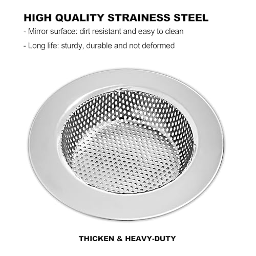 2PCS Kitchen Sink Drain Strainer (2 Count)