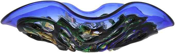 Glass Of Venice Murano Glass Oceanos Centerpiece Bowl