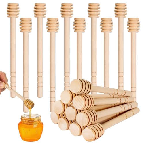 10Pcs Honey Dipper Sticks (10PCS 6 Inch)
