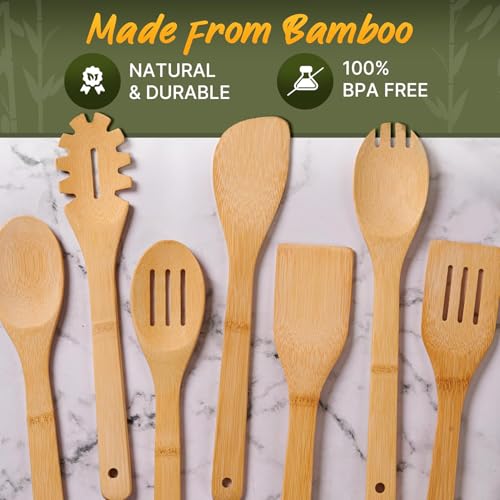 Wooden Utensil Set (7 Pieces)