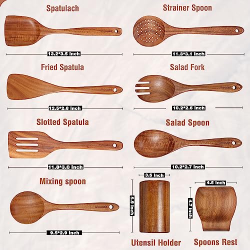 Wooden Kitchen Utensil Set (9 PCS Set)