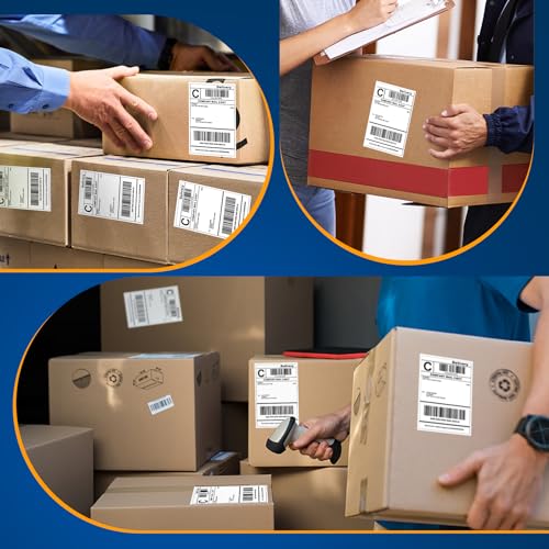 L Liked 880 4"x 6" Thermal Shipping Labels Replacement for DYMO 1744907 (880 Count)