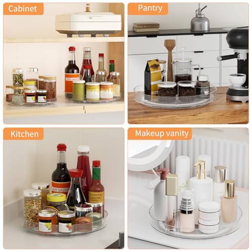 2 Pack Lazy Susan Turntable Organizer (9+10inch - 2 Pack)