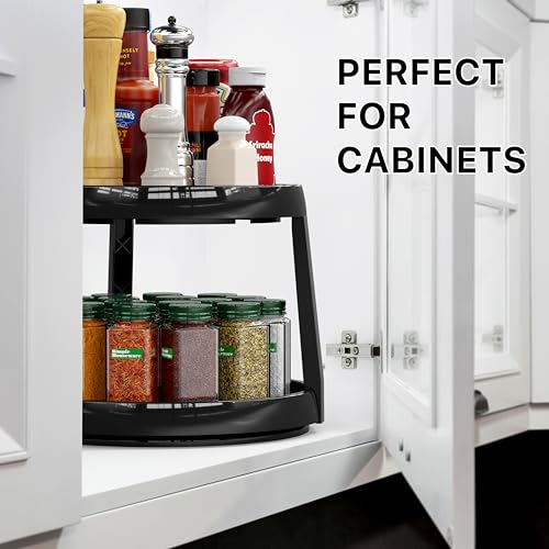 2 Tier Lazy Susan Spice Organizer