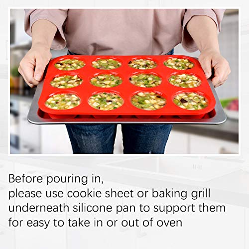 Silicone Muffin Pan (Regular&Mini Muffin&Loaf Pan)