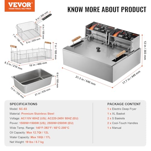 Commercial Deep Fryer (Extra Large / Single Fryer)