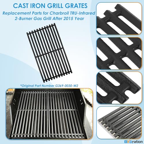 17 x 8 3 4 Grill Grates for Charbroil TRU Infrared 463644220 463632320 463642316 463675016 463644220 G369 (17" x 8 3/4")