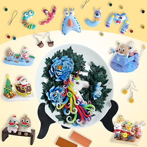 72 Colors Polymer Clay Strips Kit