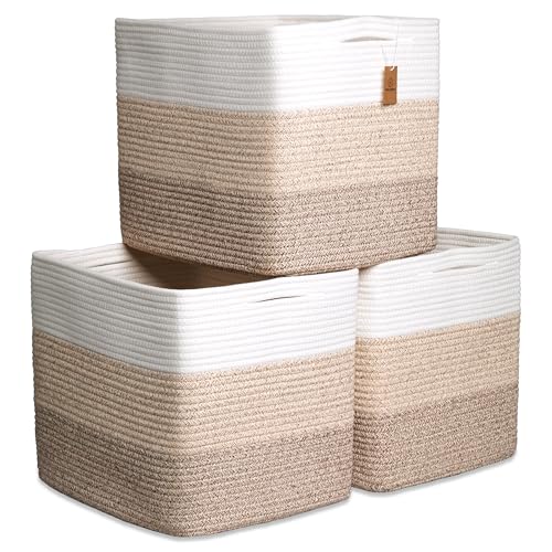 13x15x13 Kallax Storage Cubes Bins (3-Tone Brown / 15 x 13 x 13 (Kallax))