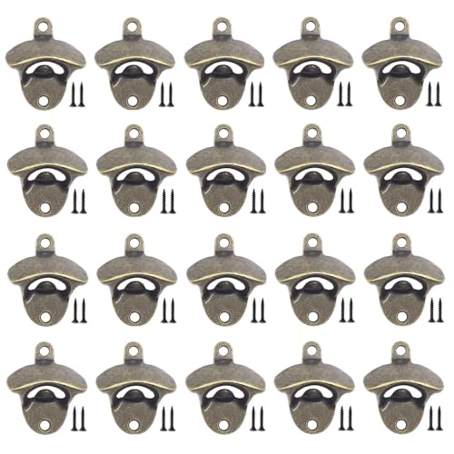 20 Pack Bottle Opener Wall Mounted (20 Count)