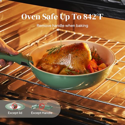 Ceramic Cookware Set (Green)