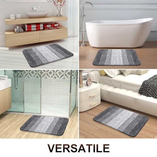 Bathroom Runner Rug 40x24 (40" X 24" / Grey)